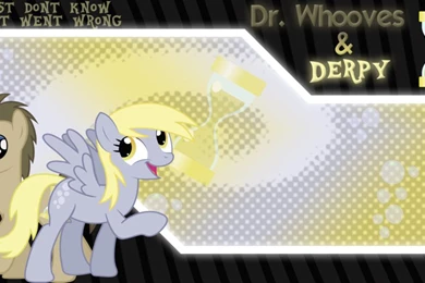 DeviantArt: More Like Doctor Whooves And Derpy Wallpapers By Pinkie ...