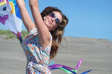 Beautiful Girl With Kite Happy Sakranti Funny Wallpapers