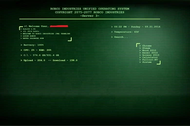 Do You Guys Like My New RobCo Terminal Desktop? : Fallout