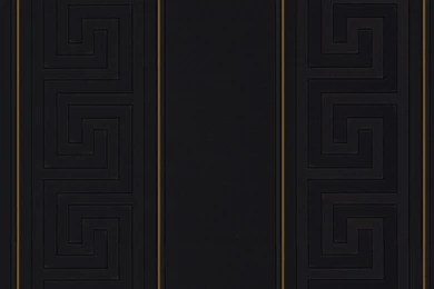 Versace Home Greek Key Black Stripe Luxury 70CM Wallpapers By AS ...