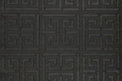 Schumacher Greek Key Sisal Wallpapers