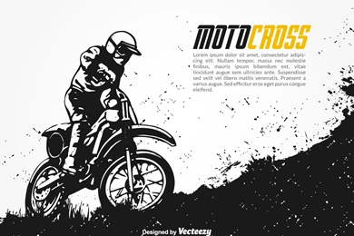 Motocross Free Vector Art   (719 Free Downloads)