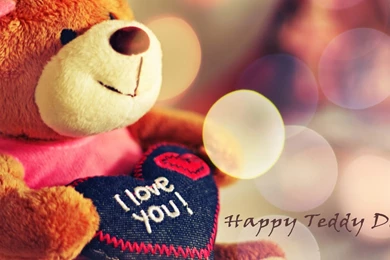 Full Screen Happy Teddy Day Wallpapers Beautiful Teddy Hd ...