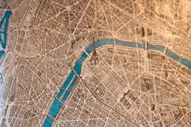 Map Of Paris Wallpapers