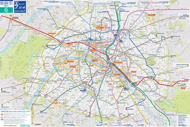 Printable Paris Maps DUŠAN ČECH