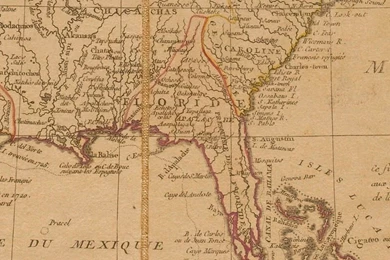 Scenic Wallpapers / Map / Panoramic / Polyester   AMERICA 1788 ...