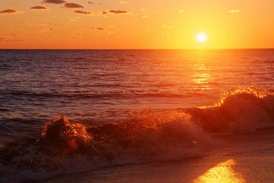 HD Sunset On The Beach In California Wallpapers   New Post Has Been ...