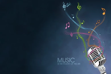 Blue Abstract Music Wallpapers
