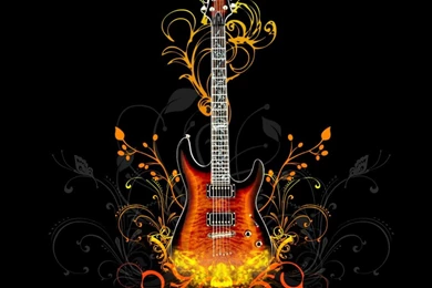 Guitars Abstract Pattern Music Black Backgrounds Hd Wallpapers ...