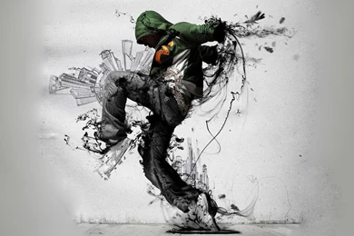 Music 3d Abstract Boy Color Colorful Fantasy Music   (