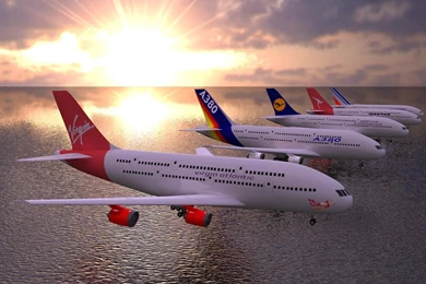 AIRBUS A380 WALLPAPER   (