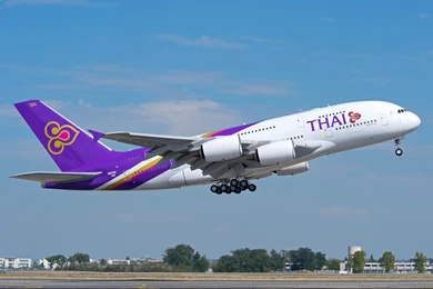 Airbus A380 Thai Airways First Flight Aircraft Wallpapers