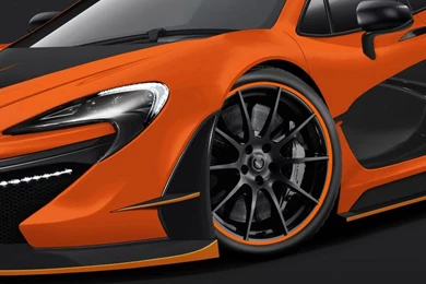 Download GSC McLaren P1 Night Glow Front Wallpapers For iPhone 4