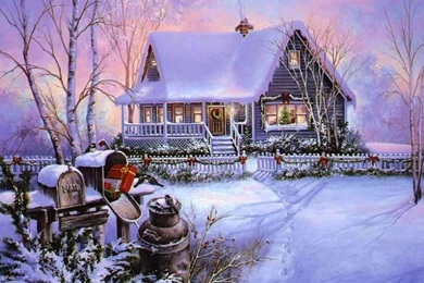 Christmas Scenes On Pinterest