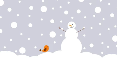 Awesome Art Desktop Backgrounds: Snowman FHDQ