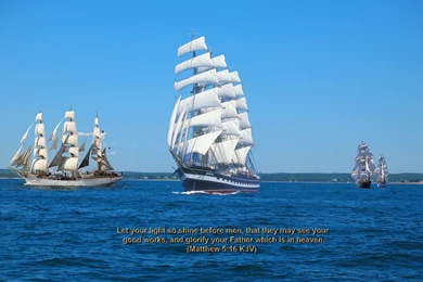Inspirational Bible Versed Sailing Wallpapers