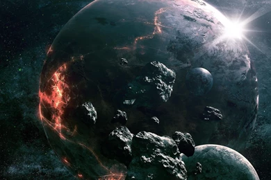 Outer Space Planets Digital Art Science Fiction Wallpapers