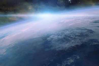 Outer Space Earth Digital Art Science Fiction Wallpapers