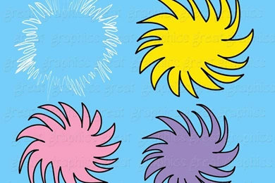 Dr Seuss Lorax Clip Art, Lorax Inspired Dr Suess Paper