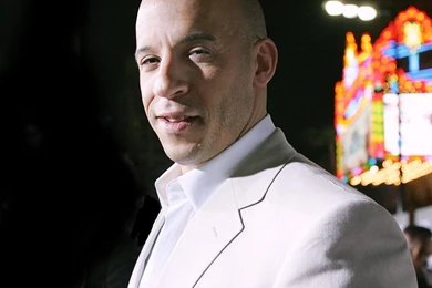Vin Diesel White Sweat Fashion Images