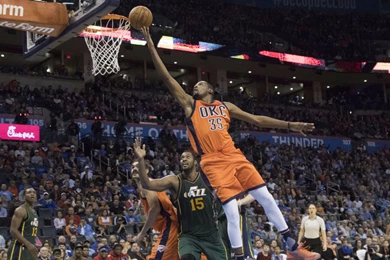 OKC Orange Jersey Kevin Durant 4K Wallpapers