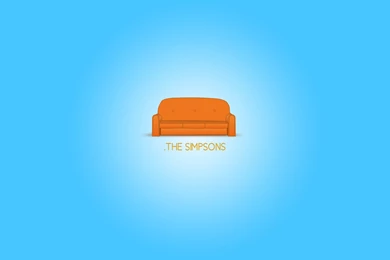 Couch Minimalistic The Simpsons