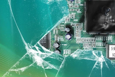 Broken Glass iPhone 5 Wallpapers