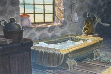 Walt Disney Production Cel On Custom Backgrounds Snow White And The ...