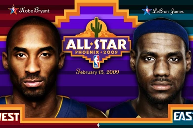2009 NBA All Star Game Wallpapers (Kobe LeBron)