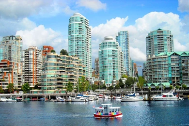 Canadian City Houses Wallpapers