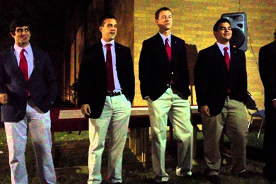 Theta Chi B Serenade   UNT DG Anchor Splash 2012   YouTube