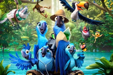 Rio 2 (2014) Movie HD Wallpapers & Facebook Cover Photos