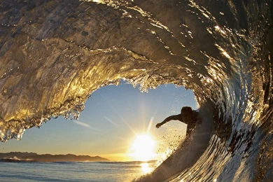 Sunrise Surfboard Wave