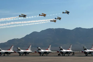 Download Wallpapers Thunderbirds USAF Air Demonstration Squadron ...