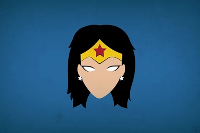 DC Comics, Wonder Woman, Blo0p, Minimalism, Superheroines, Blue ...