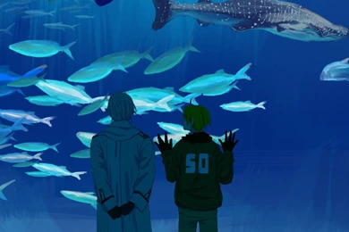 Download Wallpapers 3840x1200 Big, Oceanarium, Axis Powers Hetalia ...