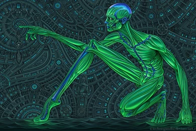 Dark Dream In A Surreal World