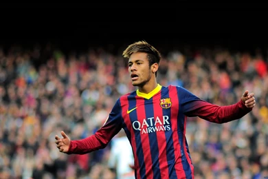 Neymar Barcelona Arms Wide   Neymar Wallpapers