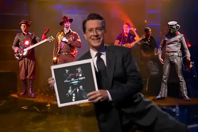 Colbert Introducing Steam Powered Giraffe By Heard a Goat On ...