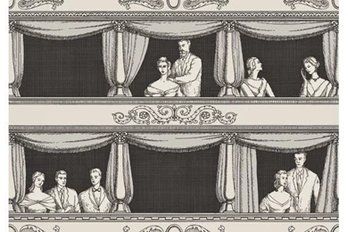 Cole & Son   Fornasetti II Teatro Wallpapers   Eclectic   Wallpapers ...