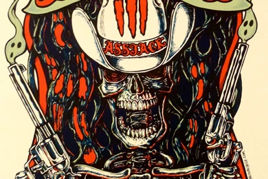 Hank III Poster W/ Assjack 2005 Concert