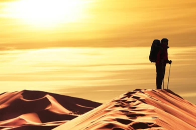 Desert Sunset iPhone 5s Wallpapers Download