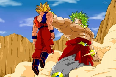 Papel De Parede Goku Vs Broly