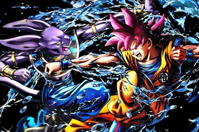 Image   Goku Vs Beerus Wallpaper.png   Dragon Universe Wikia   Wikia
