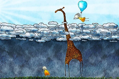 Above The Clouds · Desktop Wallpapers · Vladstudio