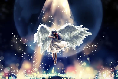 Angel Flying Sky Beautiful HD Wallpapers