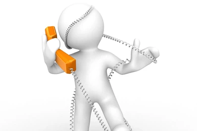 3D White Robots Wallpapers