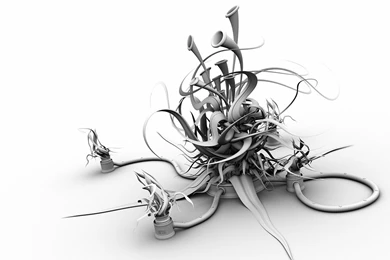 3D White Wallpapers   Wallpapers HD Fine