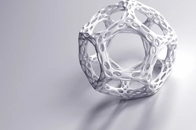 3D WHITE OBJECTS DESKTOP BACKGROUND WALLPAPER (1080p)   HD IMAGE