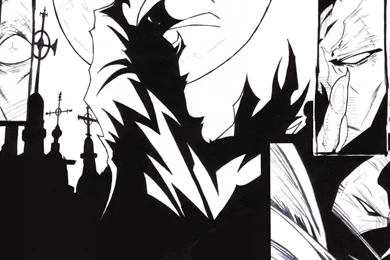 Spawn Comics Black And White Cartoon Hd Wallpapers   (